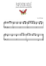 Téléchargez l'arrangement pour piano de la partition de Traditionnel-Papiyon-vole en PDF